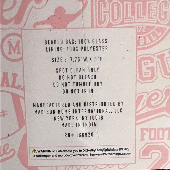 Wandering Moon | Beaded Football Wallet 🏈 - Picture 4 of 7